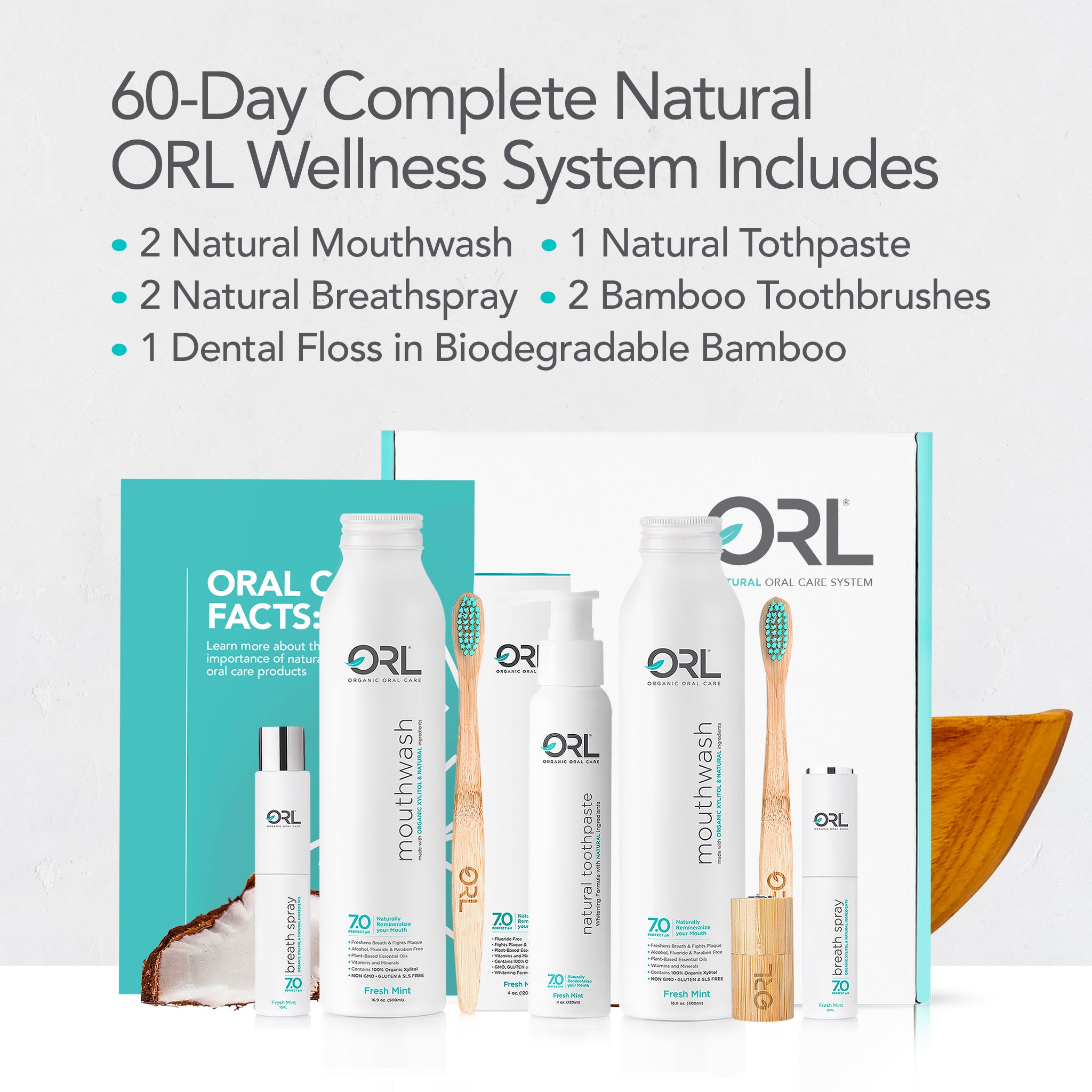 ORL® Natural Oral Care Kit - Save 20% + FREE Shipping