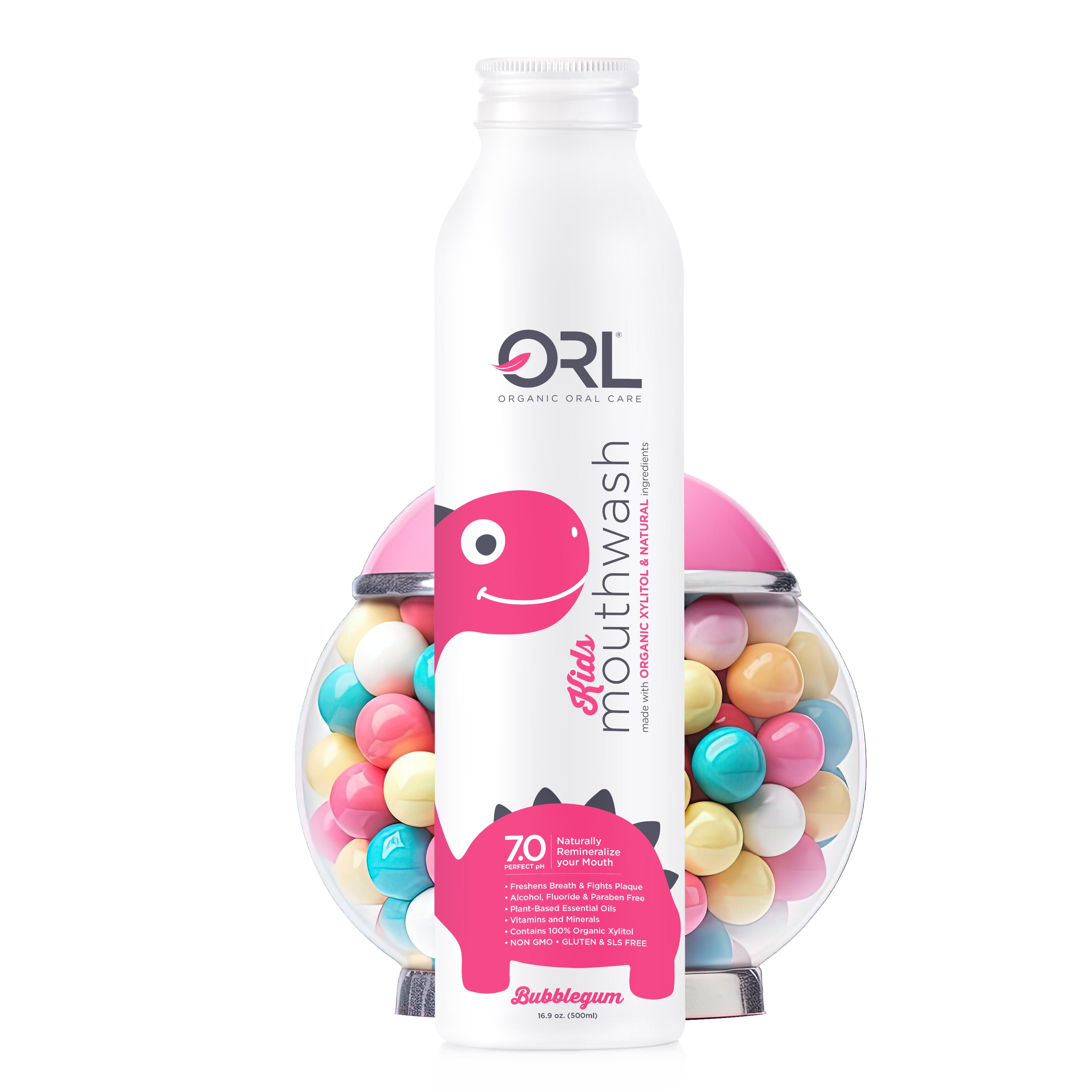 Rince-bouche KIDS à base de xylitol biologique et d'ingrédients naturels