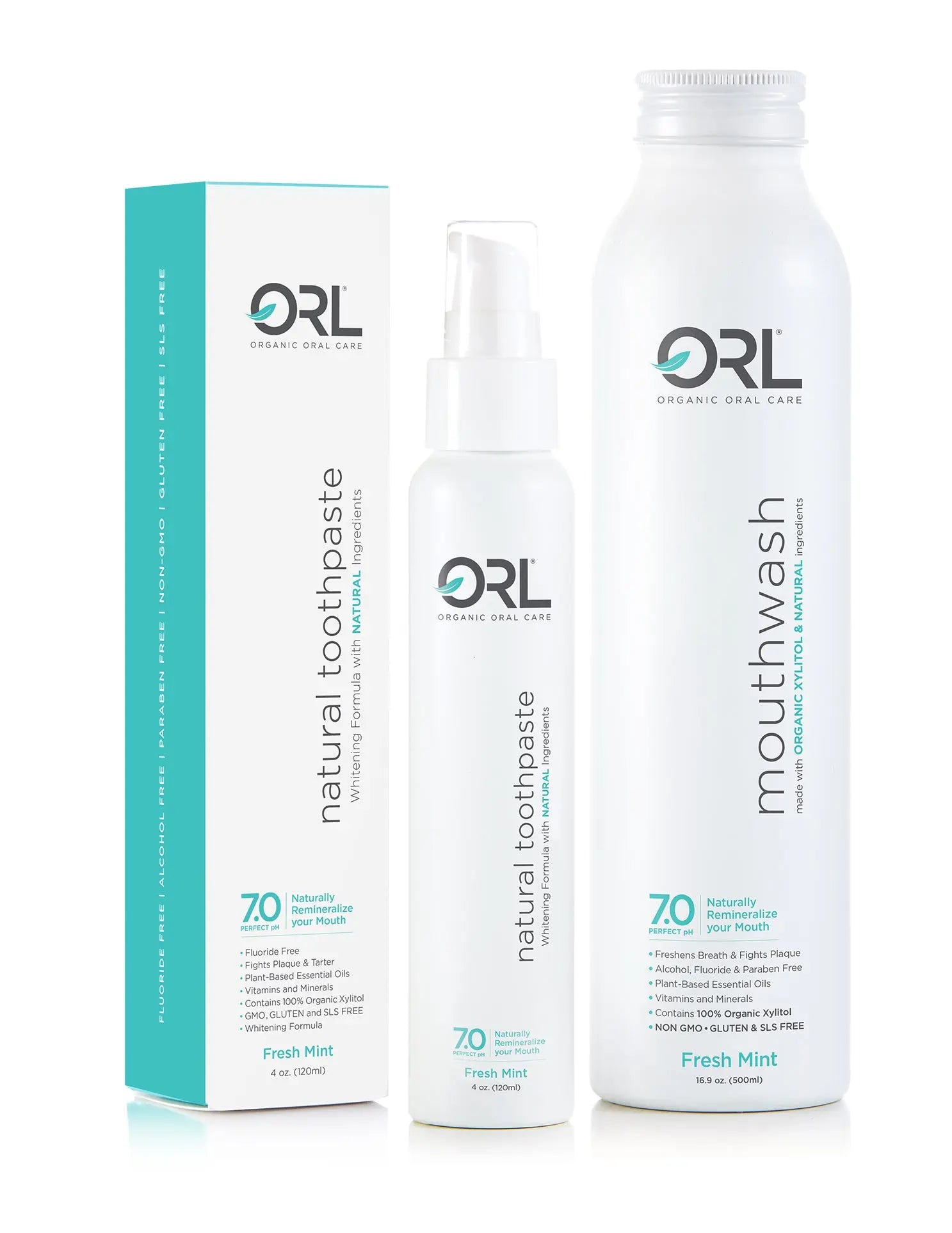 ORL Toothpaste & Mouthwash Bundles | Eco-friendly Aluminum Packaging