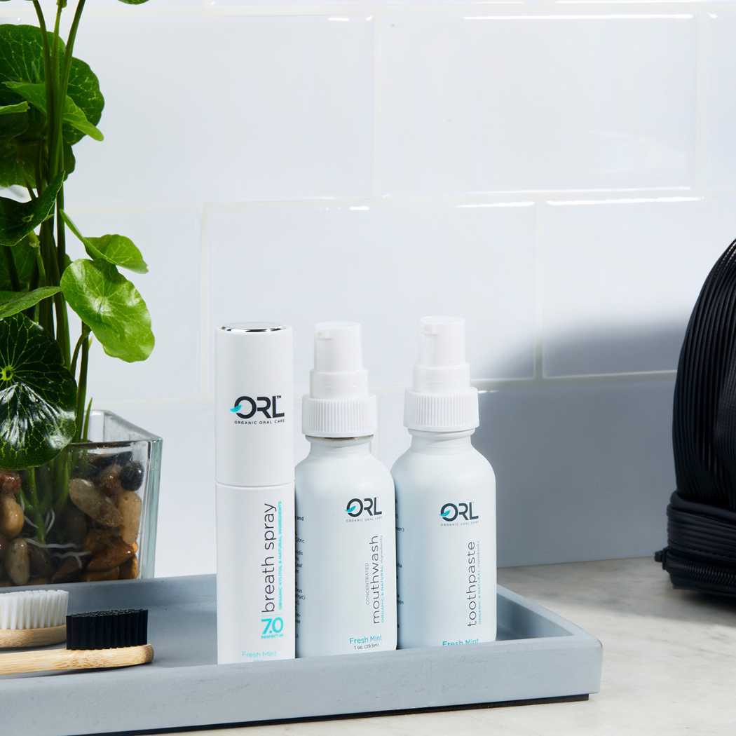 Travel - Fresh Mint Natural Mouthwash (1 oz. Concentrate) ORL