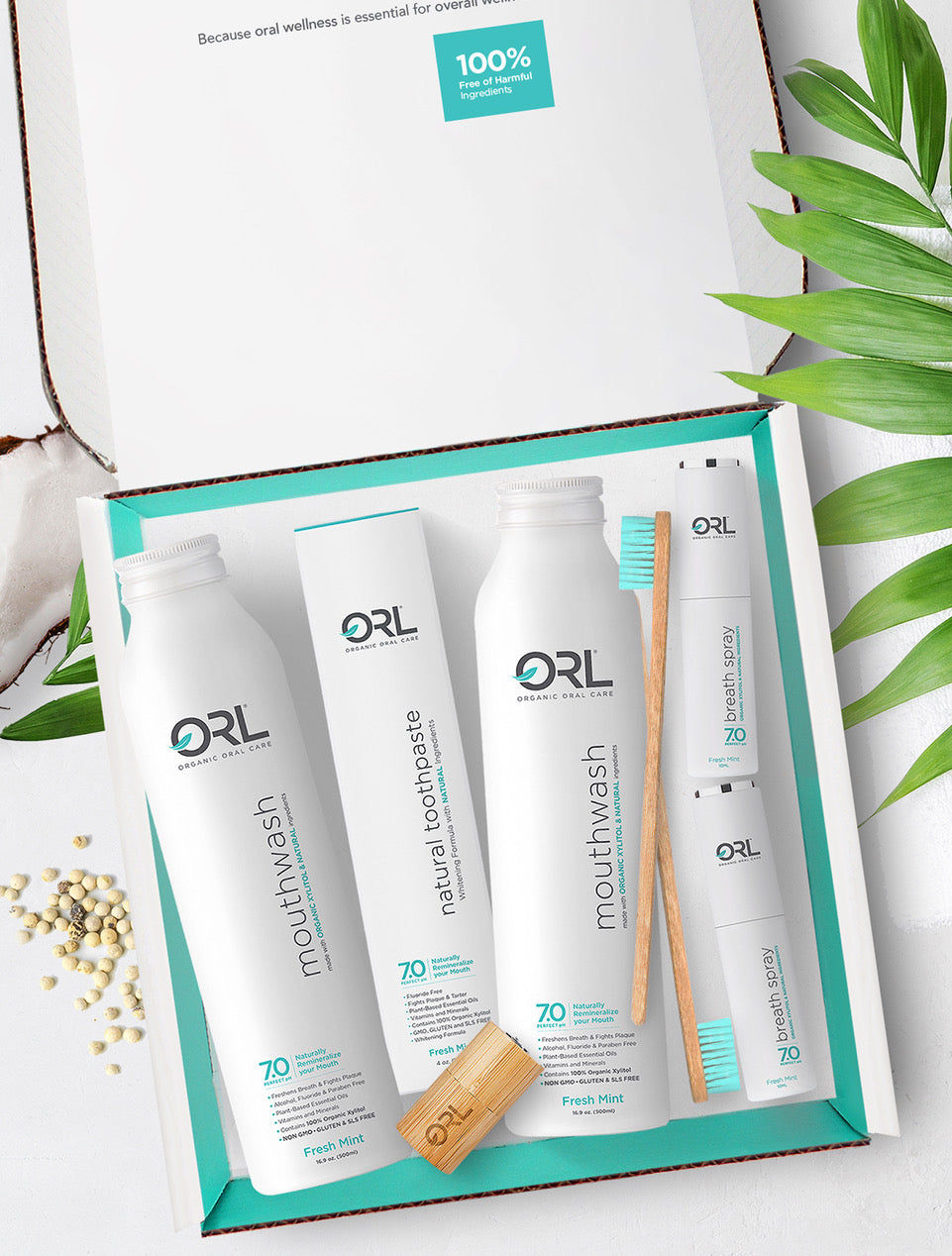 60-Day Natural Whitening Protection - Fresh Mint | Single Kit