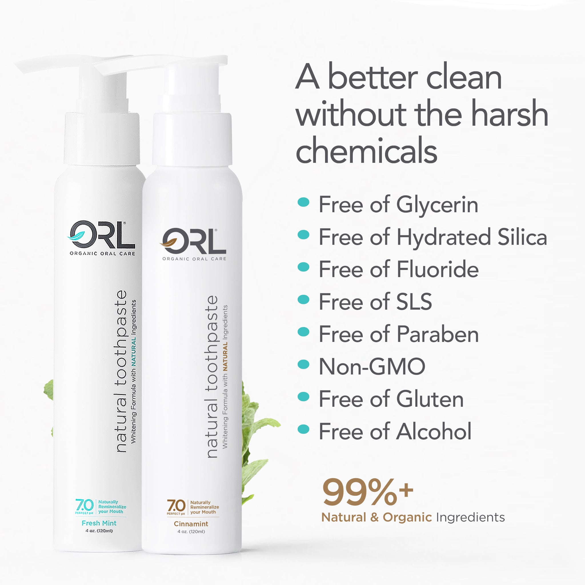Duo de dentifrice Yours & Mine - Menthe fraîche et cannelle