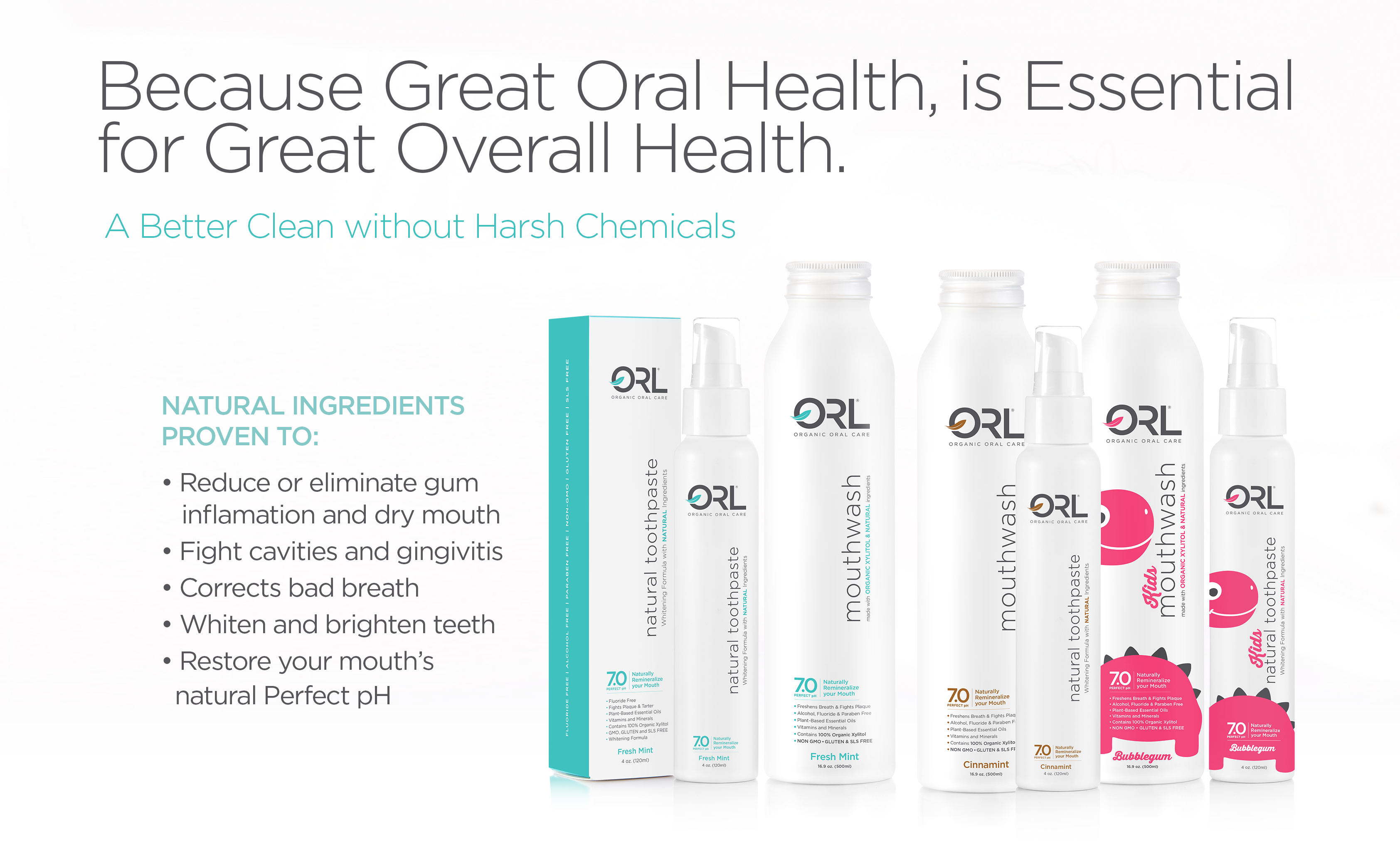 Grommet Exclusive  - Buy 3 get 3 FREE - ORL Natural Toothpaste