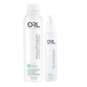 ORL Natural Mouthwash (500 ml) and Toothpaste (120 ml)