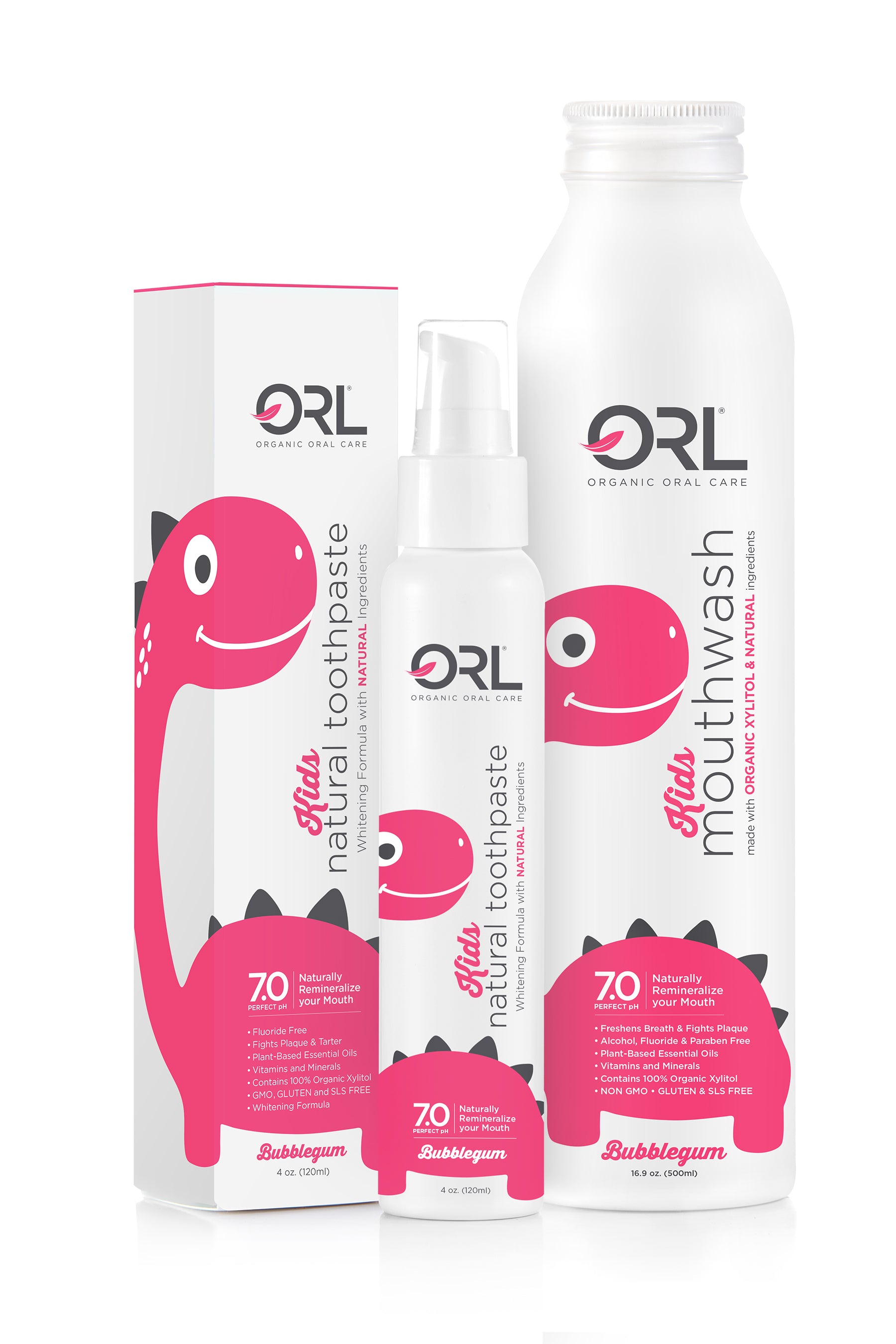 Paquete de pasta de dientes y enjuague bucal