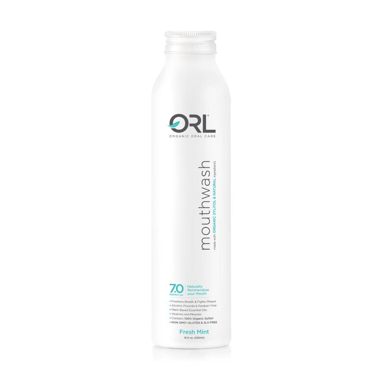 Special Offer!  Fresh Mint Bundle - Toothpaste & Mouthwash - Plus Free ORL Breath Spray Included! ($8.99 Value)!