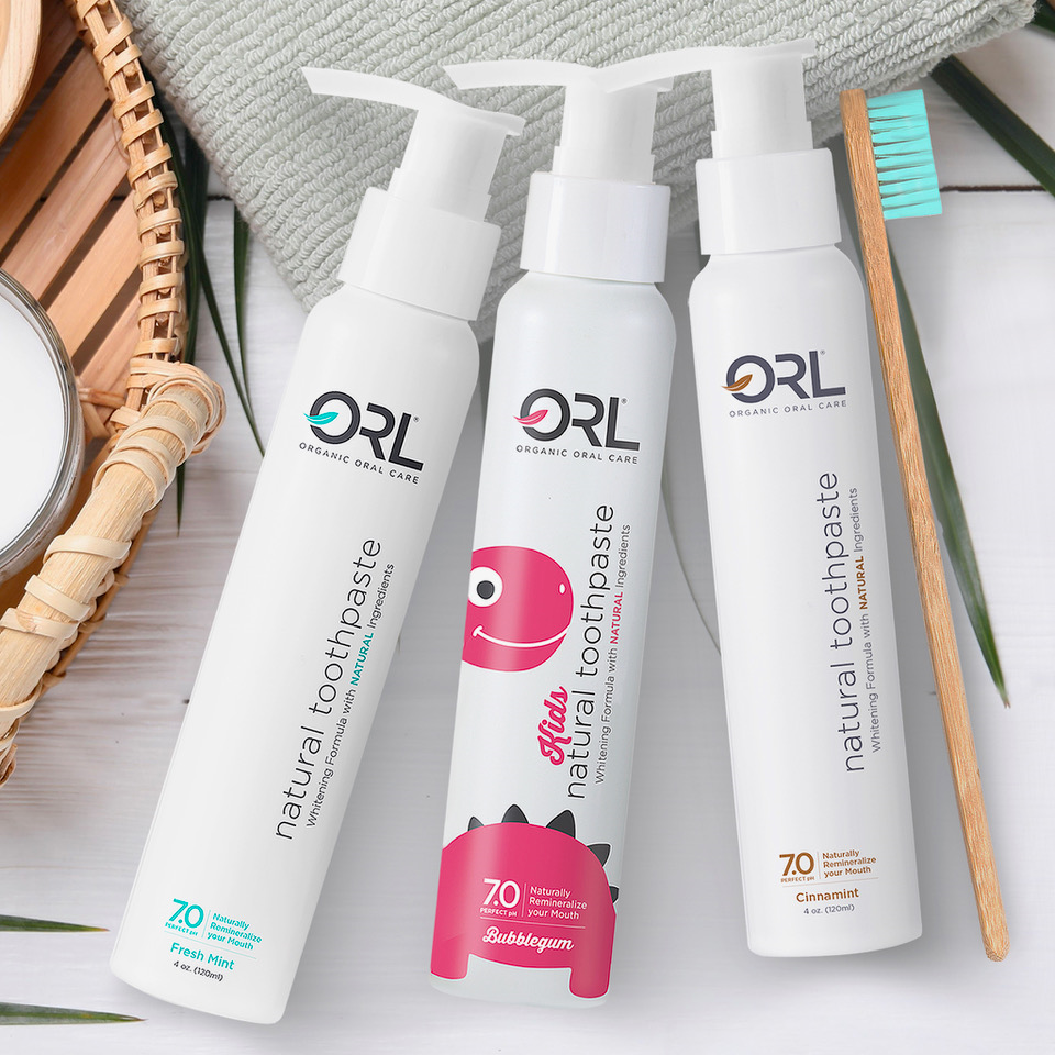 Special Offer! - Toothpaste with Hydroxyapatite - Free ORL Breath Spray ($8.99 value)!