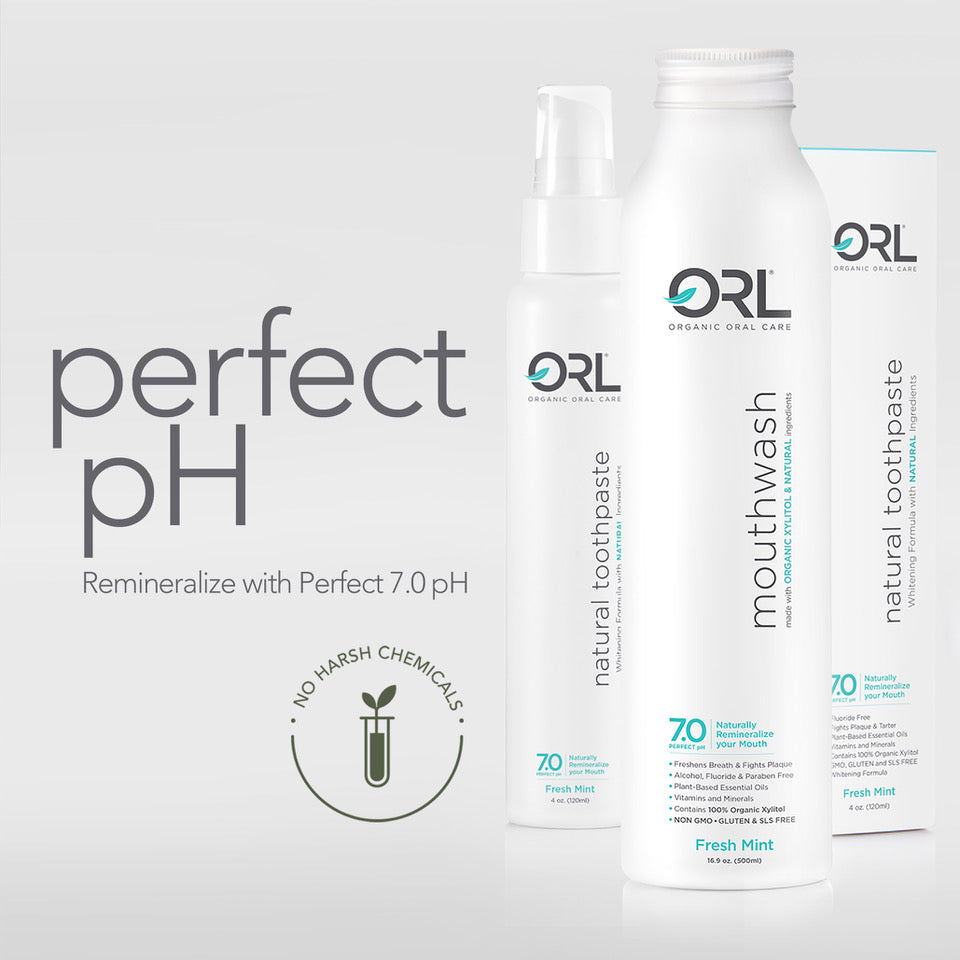Special Offer!  Fresh Mint Bundle - Toothpaste & Mouthwash - Plus Free ORL Breath Spray Included! ($8.99 Value)!