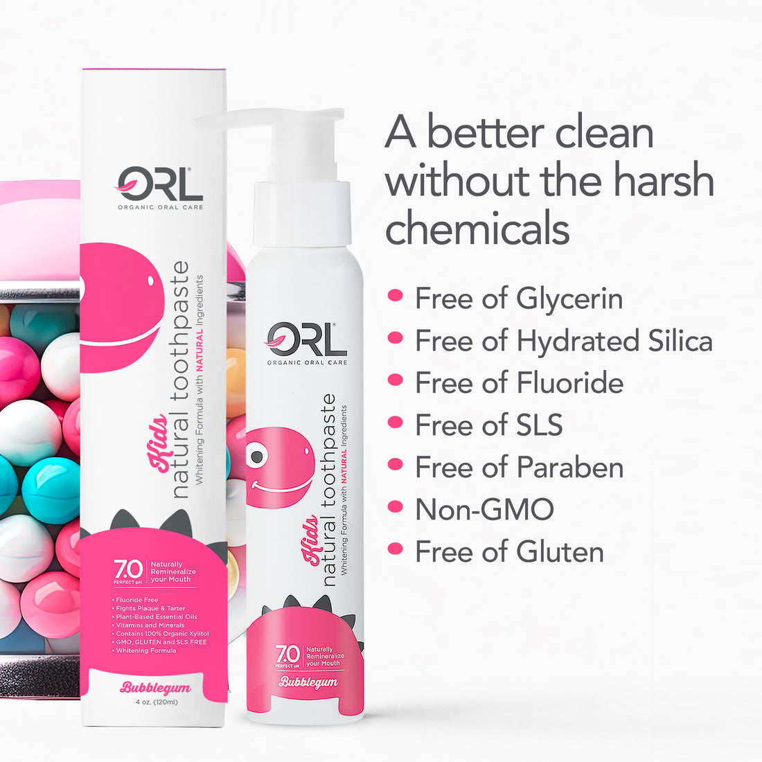 ORL Oral Care | Fluoride-Free Toothpaste, Mouthwash & Breath Spray