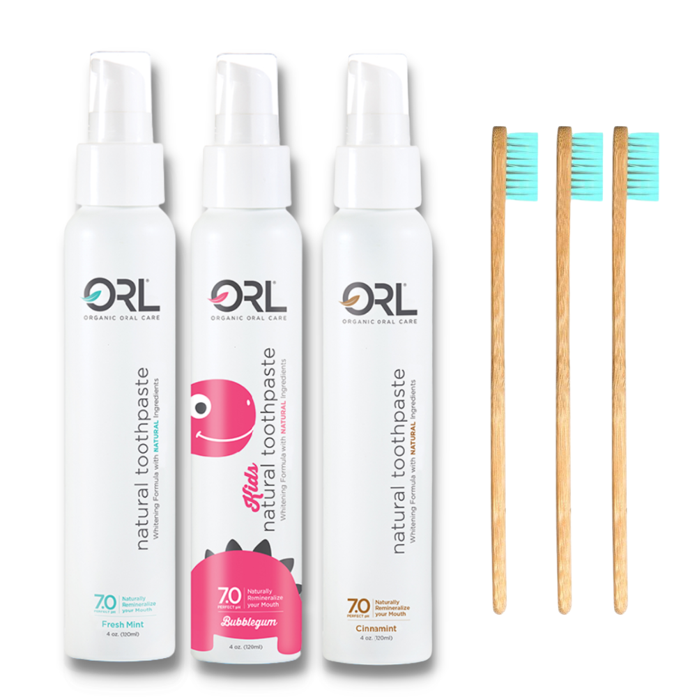 Grommet Exclusive | ORL Natural Toothpaste 3-Peat Bundle